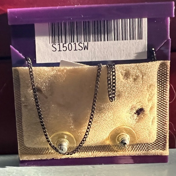 *NWT* Cathy’s Concepts Pearl Drop Necklace & Earrings Set - Picture 2 of 3